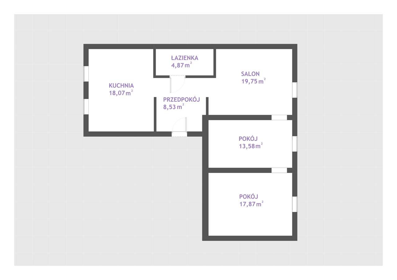 Przestronne 3-pokojowe mieszkanie w spokojnej okolicy I 82.30m2-18
