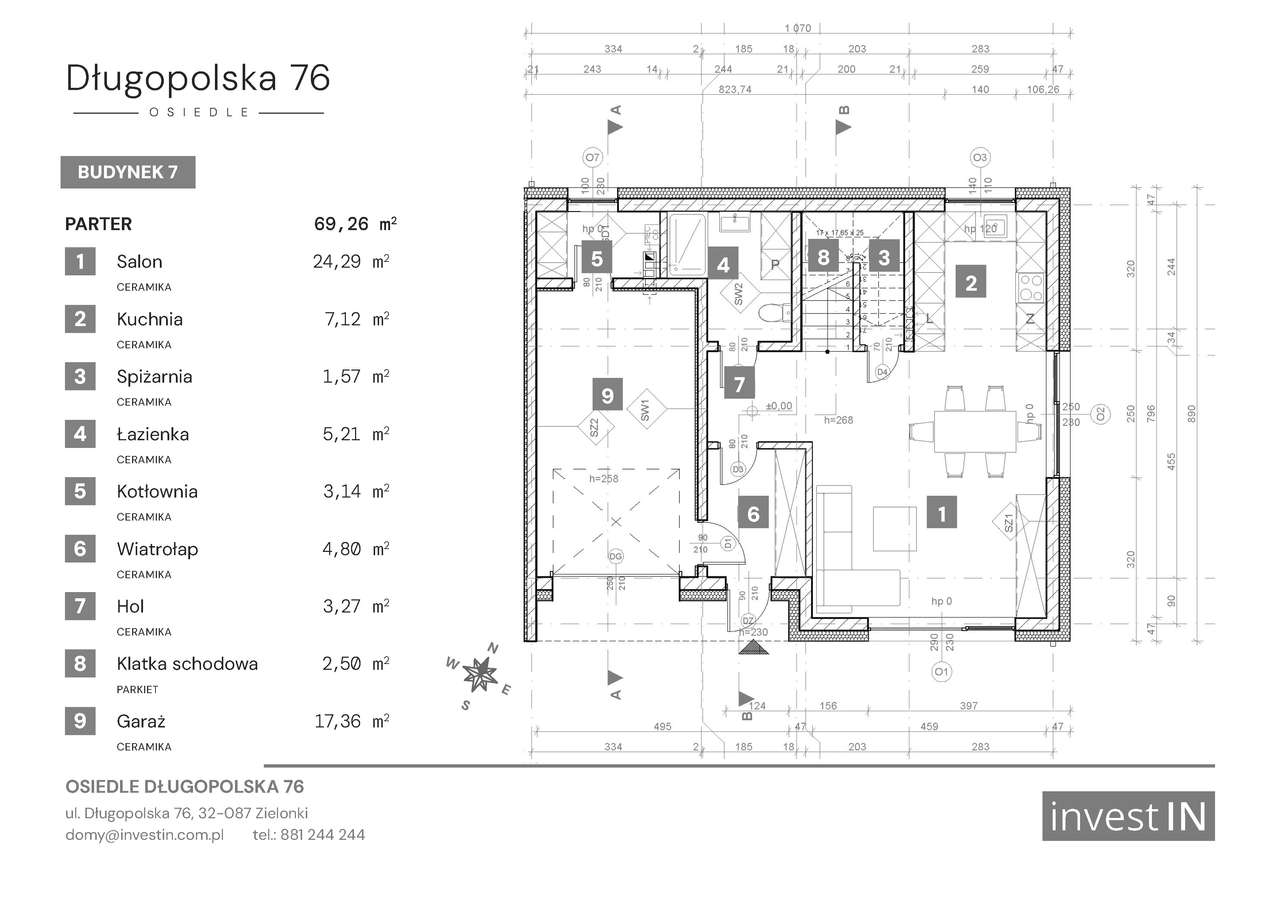 ZIELONKI - OSIEDLE DŁUGOPOLSKA nowoczesny dom #7-7