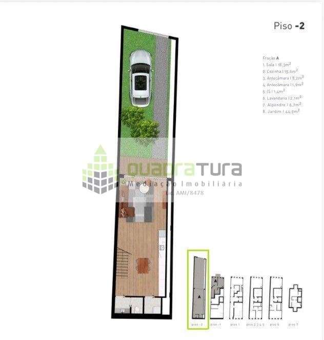 Apartamento T1+1 Duplex com JARDIM | Av. Fernão Magalhães | Porto - Grande imagem: 5/11