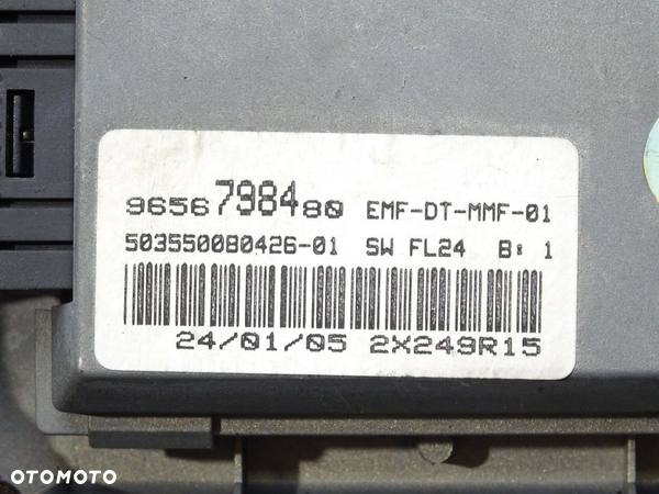 WYŚWIETLACZ PEUGEOT 307 SW (3H) 2002 - 2009 2.0 HDi 135 100 kW [136 KM] olej napędowy 2004 - 2008 - 3