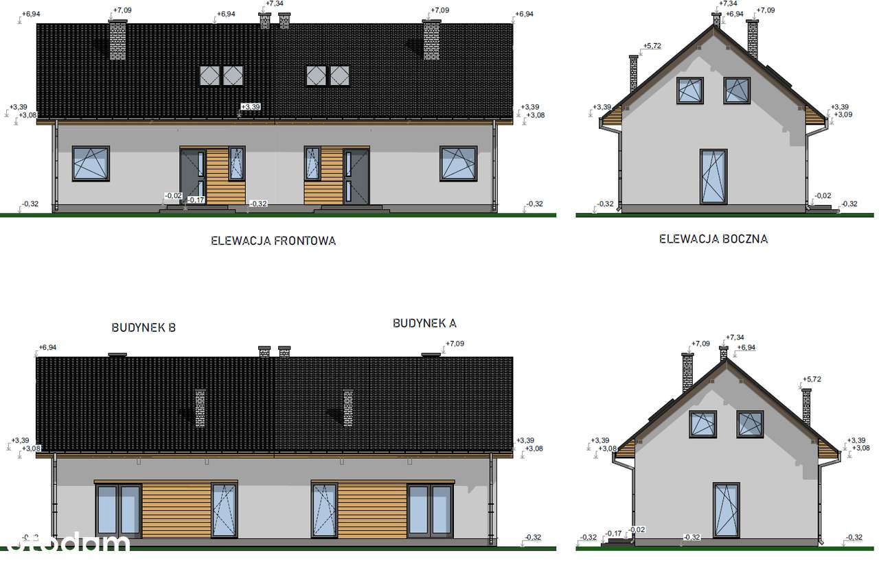 Nowoczesny dom w zabudowie bliźniaczej - Pełny obrazek: 5/7