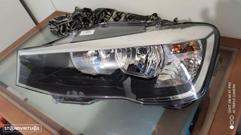 farol esquerdo BMW X3 f25 + x4 F26 LCI halogéneo - 3