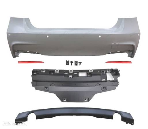 PARA-CHOQUE TRASEIRO PARA BMW F31 12-19 LOOK M TECH PDC - 2