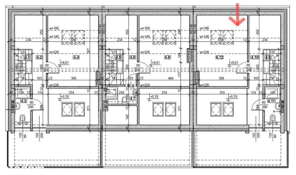 Duże przeszklenia, możliwość wykończenia pod klucz-18