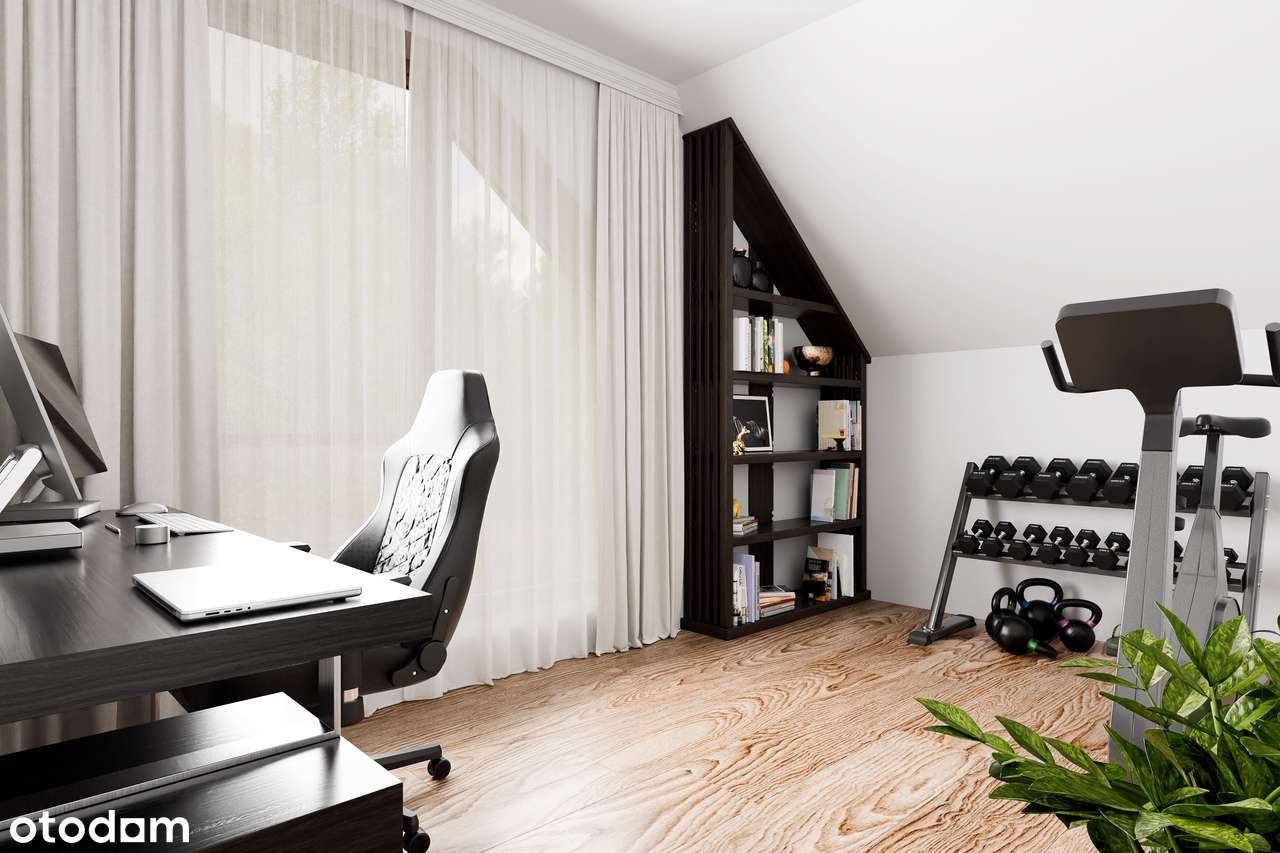 Nowoczesny dom z widokiem, Smart Home i działką 7ar – Chorągwica-14