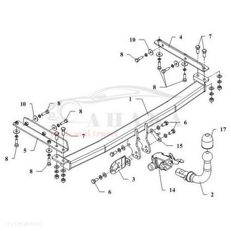 Hak Holowniczy Automat Do Nissan Micra K12 Hatchback 2003-2010 - 3