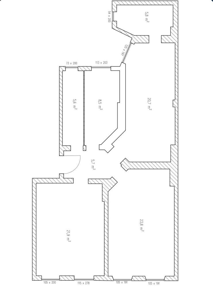 4-pokojowe mieszkanie (90m2) w Centrum Szczecina --13