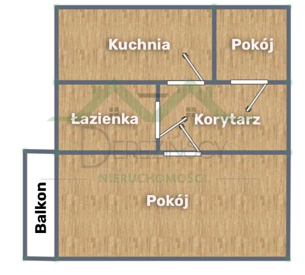 2-pok. mieszkanie z balkonem – Szreniawa, ul. Dworcowa – do remontu-12