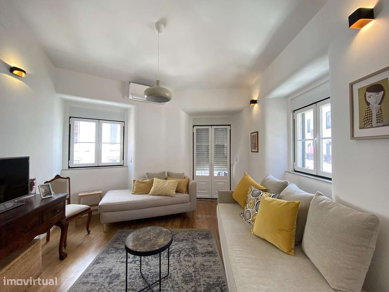 Apartamento T2 com vista, Praça da Alegria, Lisboa - Grande imagem: 2/21