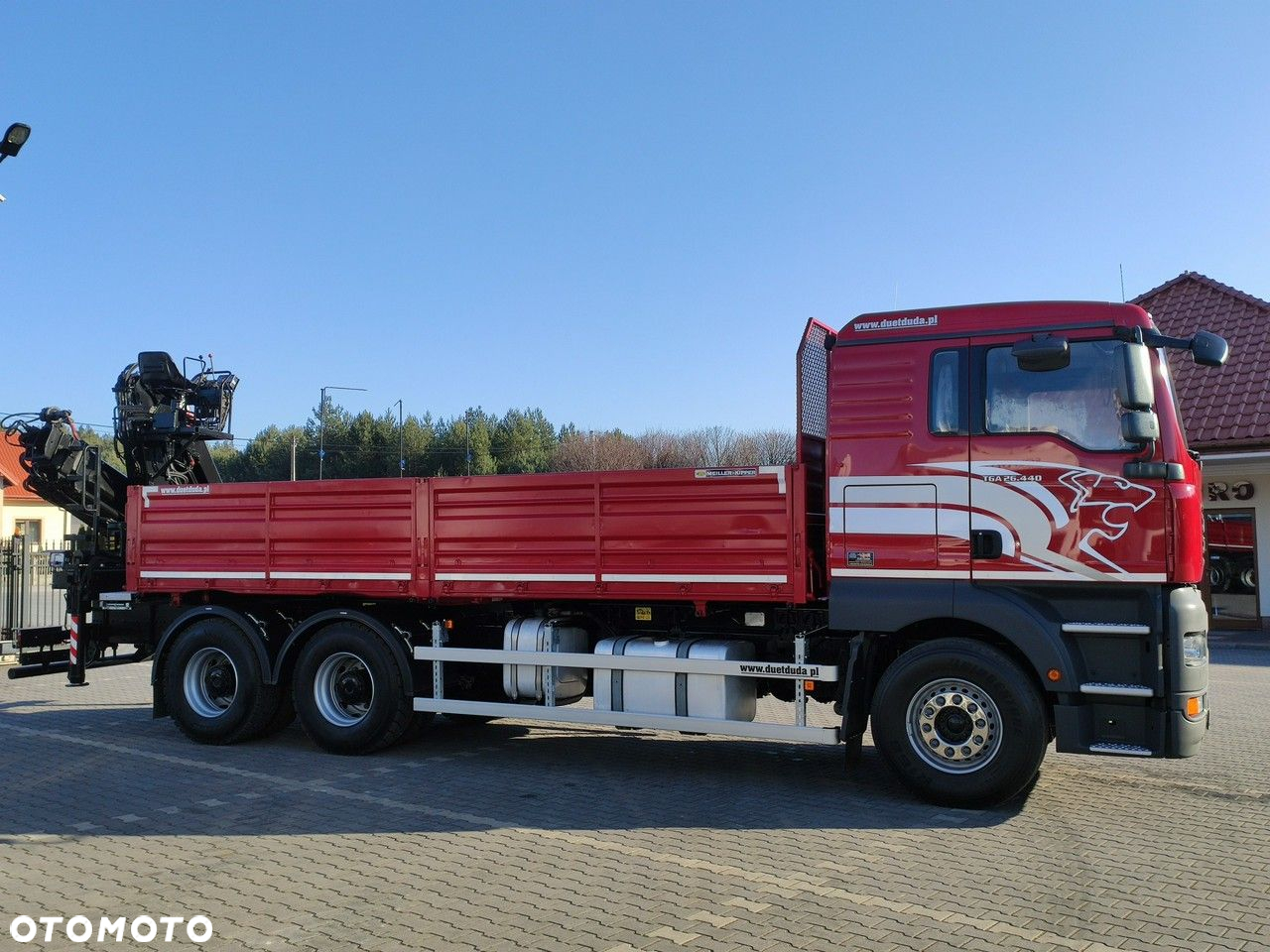 MAN Man 26.440 6x4 HDS HIAB 166 B-3 DUO Wywrotka Meiller 2-stronna - 12