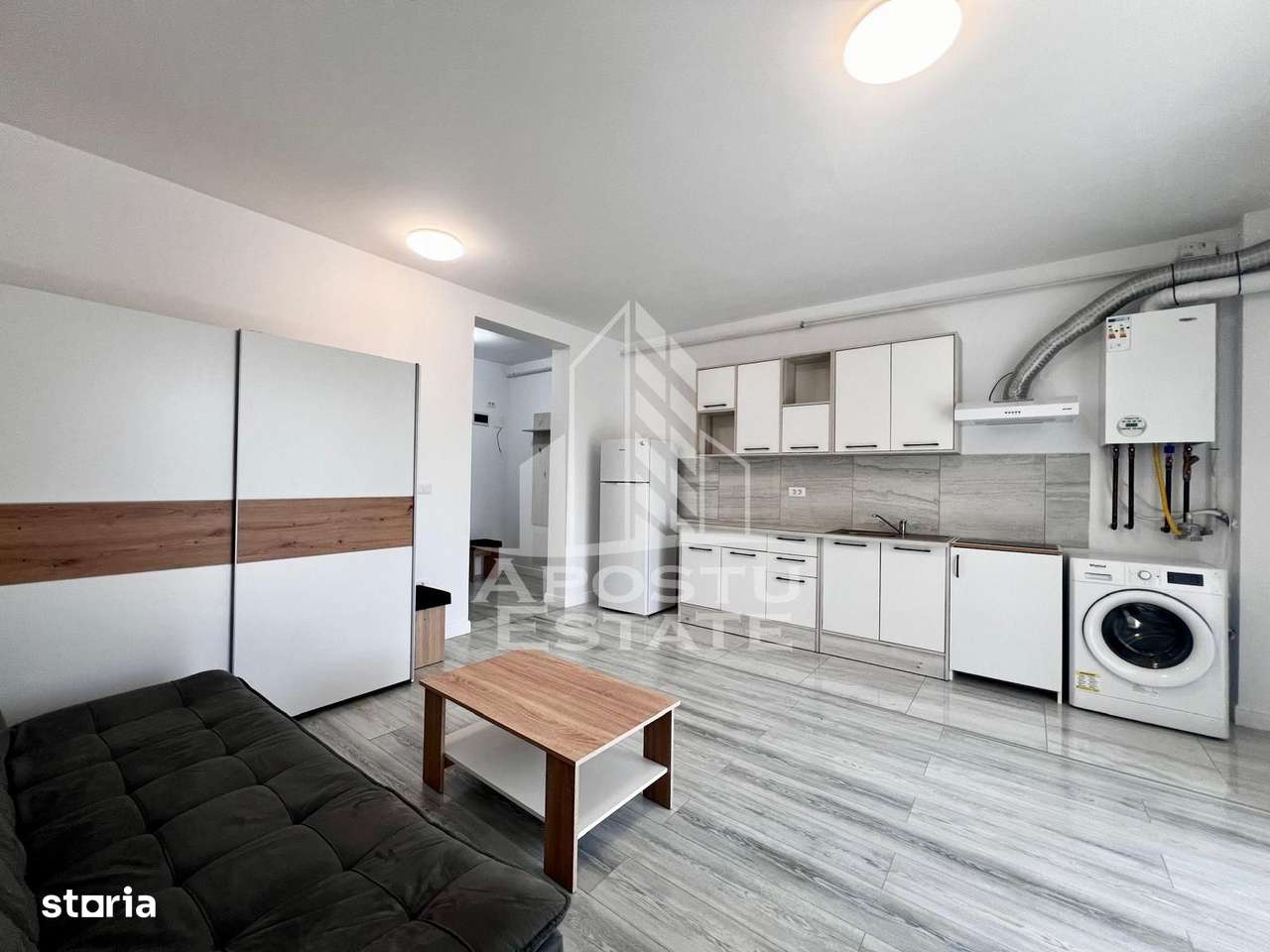 Apartament cu o camera, centrala proprie, loc de parcare, zona Giroc - Imagine principală: 4/6