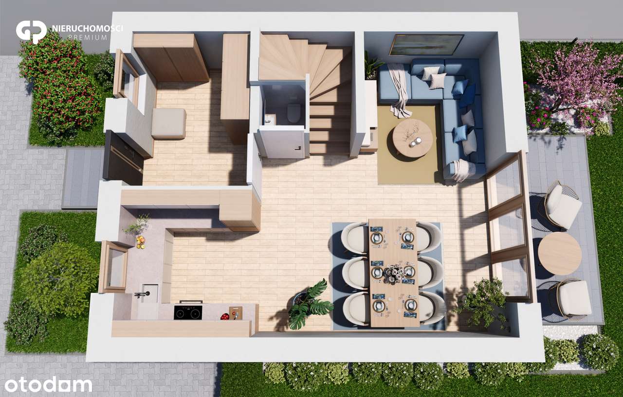 Bliźniak z własnym ogródkiem w Pełcznicy OSTATNI LOKAL - Pełny obrazek: 5/6