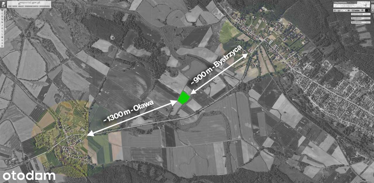 Działka Rolna 11 618 m2 pod Bystrzycą (Oława)-4