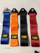 Pas Holowniczy tow strap OMP czarny RED CZERWONY - 5