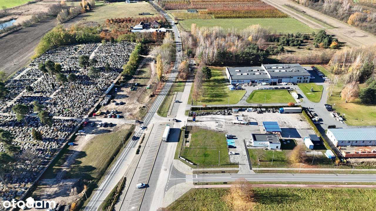 Grunt pod produkcję i usługi na wjeździe do Tarczyna, niecałe 2km odS7-10