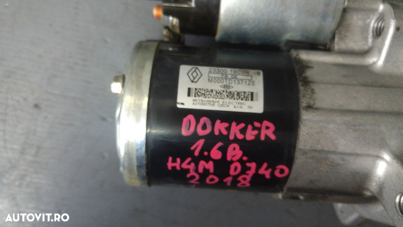 Electromotor 1.6b dacia dokker duster 233001903r - 2