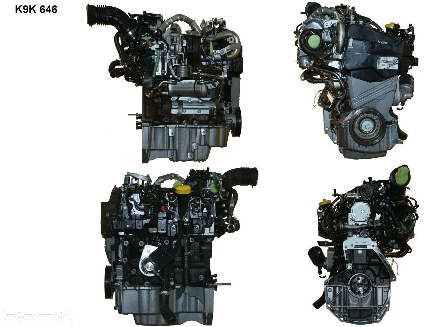 Motor Completo  Usado RENAULT CAPTUR 1.5 dCi K9K 646 - 1