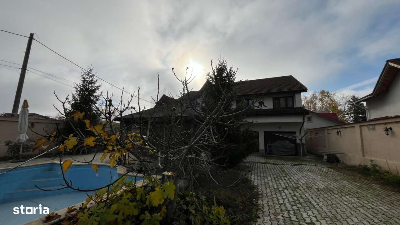 Vila deosebita cu piscina si teren generos Buftea zona exclusivista - Imagine principală: 2/15