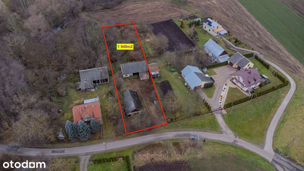 Działka z zabudowaniami + media - Skołoszów - Pełny obrazek: 5/10