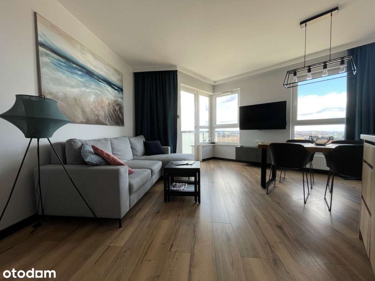 Nowoczesny 3-pokojowy apartament z super widokiem na Zatokę Gdańską