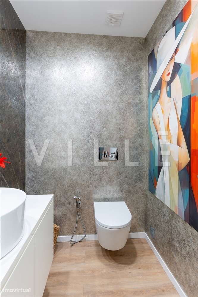 Apartamento T2 com espaço extra de escritório e ginásio, mobilado. - Grande imagem: 5/19