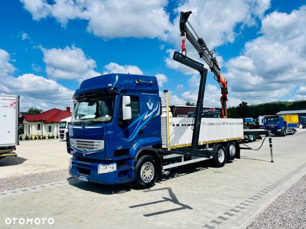 Renault Premium 450DXI E5 silnik Volvo  6X2 budowlanka HDS , z Niemiec , dźwig Palfinger PK10500 + chwytak do polet - 39