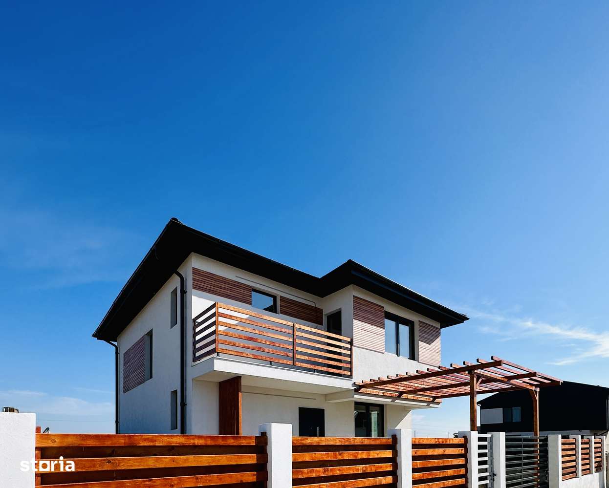 Casă modernă de vânzare- 4 camere  în Comuna Berceni – teren 350 mp - Imagine principală: 2/17