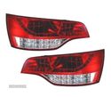 FAROLINS TRASEIROS LED PARA AUDI Q7 4L 06-09 VERMELHO BRANCO - 2