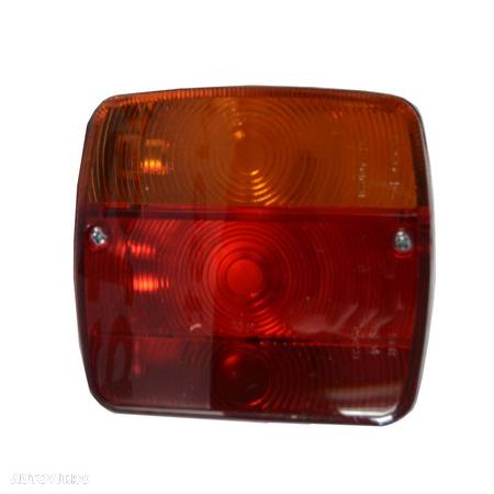 Lampa auto BestAutoVest pentru remorca universala Dreapta/Stanga 12/24V , 105x95x30mm fara lampa numar , 1 buc. - 1