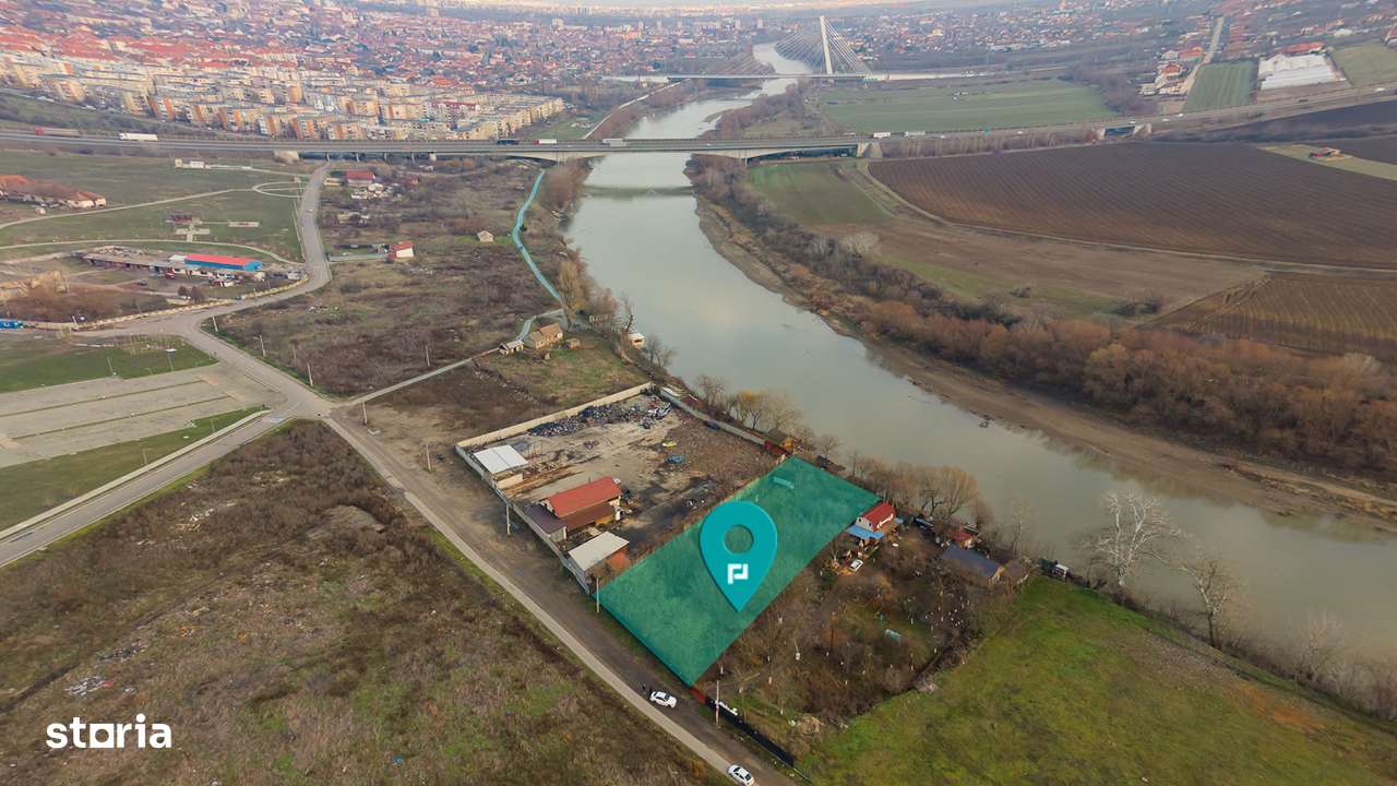Teren intravilan 2.600 mp pe Malul Mureșului Alfa - Imagine principală: 3/16