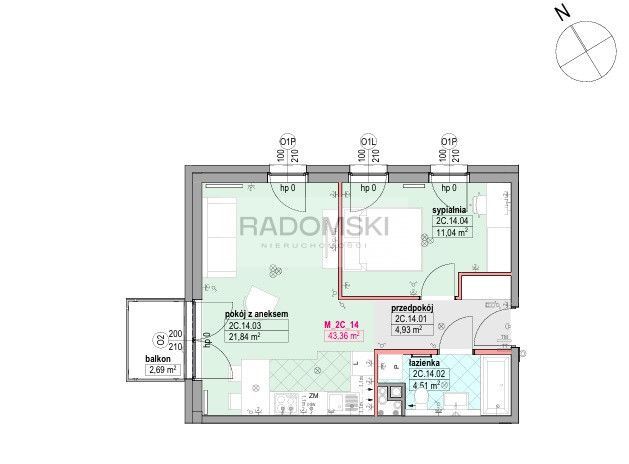 Nowe 2 pokoje - Wierzyca Residence- Pelplin