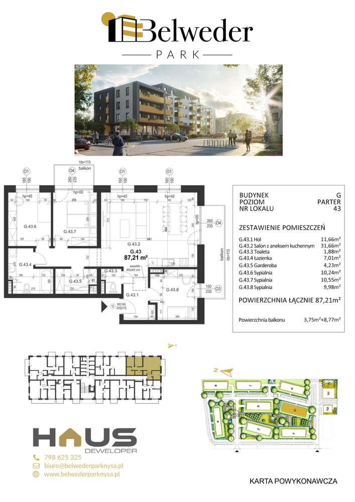 Belweder Park! gotowe, 4pokojowe w stanie deweloperskim! - Pełny obrazek: 2/2