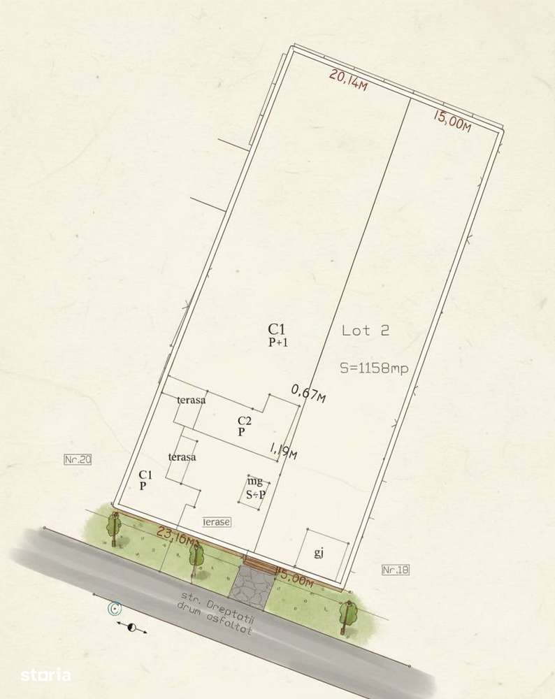 Loc de casa Zona Micalaca, Str. Dreptatii.-0