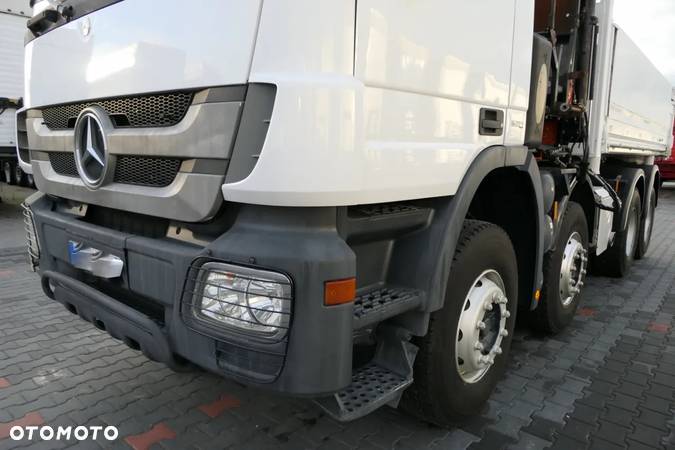 Mercedes-Benz ACTROS 3244 / 8 X 4 / 2 STR WYWROTKA + HDS ATLAS 116.3 / EURO 5 / EPS + SPRZĘGŁO / - 20