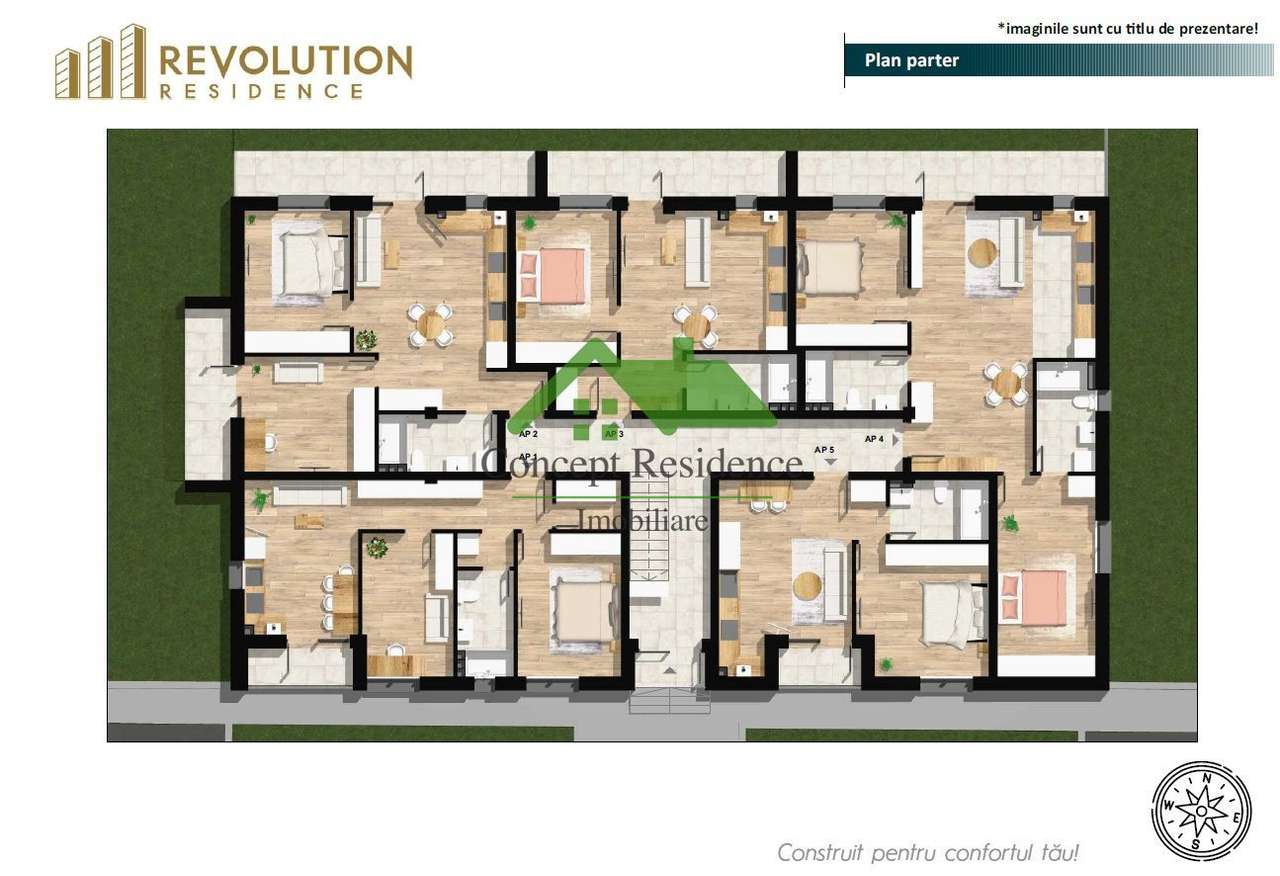 Comision 0%! Apartament 2 camere bloc nou, etaj 1,Oltului - Imagine principală: 4/11