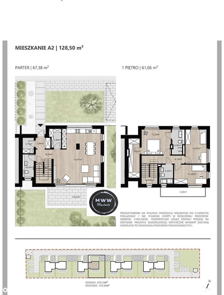 Na sprzedaż działka dla dewelopera 8 domów  Łódź Arturówek Łagiewniki-4