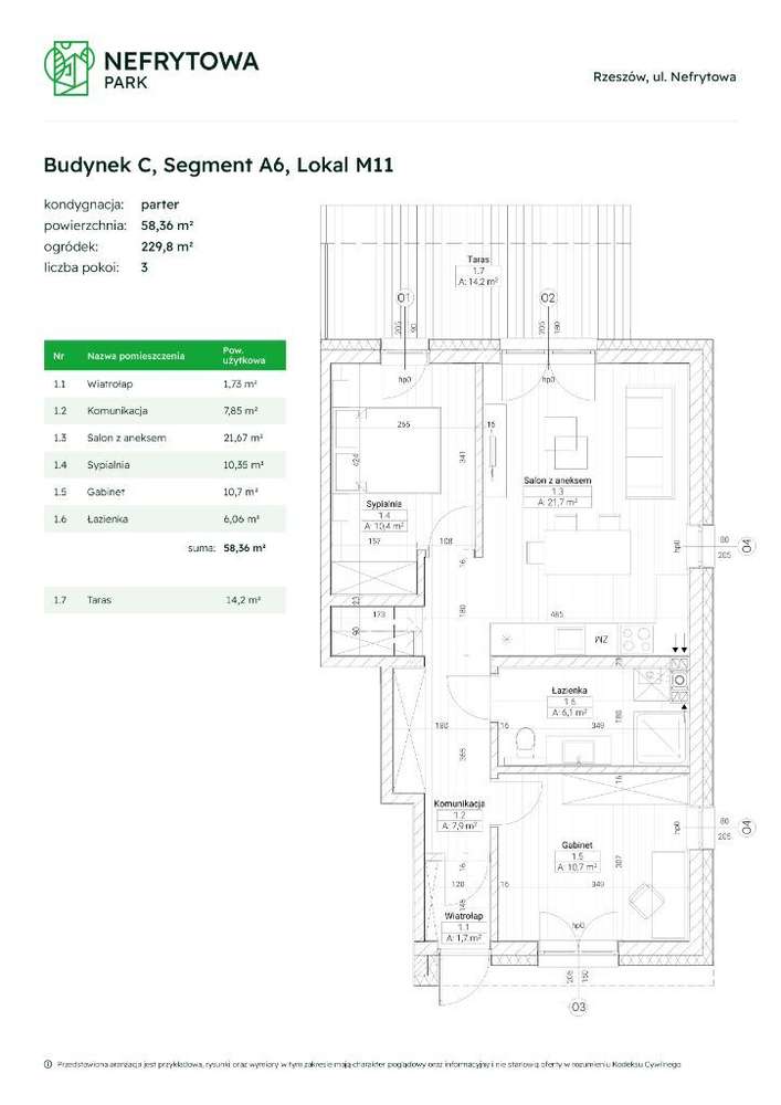 Nefrytowa Park-Narożne mieszkanie I 2 miejsca postojowe - Pełny obrazek: 4/15