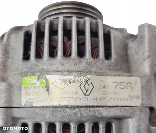 RENAULT TWINGO I ALTERNATOR PRĄDNICA 7700427880 - 5