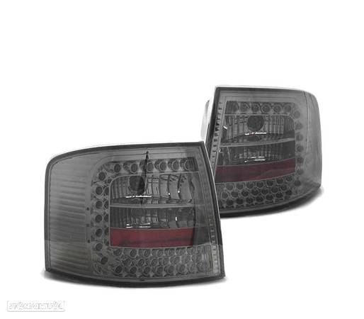 FAROLINS TRASEIROS LED PARA AUDI A6 AVANT 97-04 FUMADO ESCURECIDO - 2