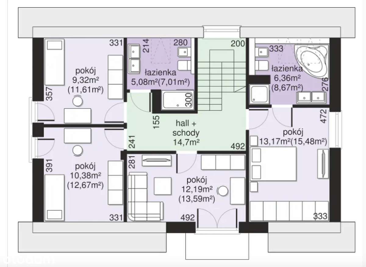 Komfortowy, 6-pokojowy dom wolnostojący w Krasnem - Pełny obrazek: 4/4