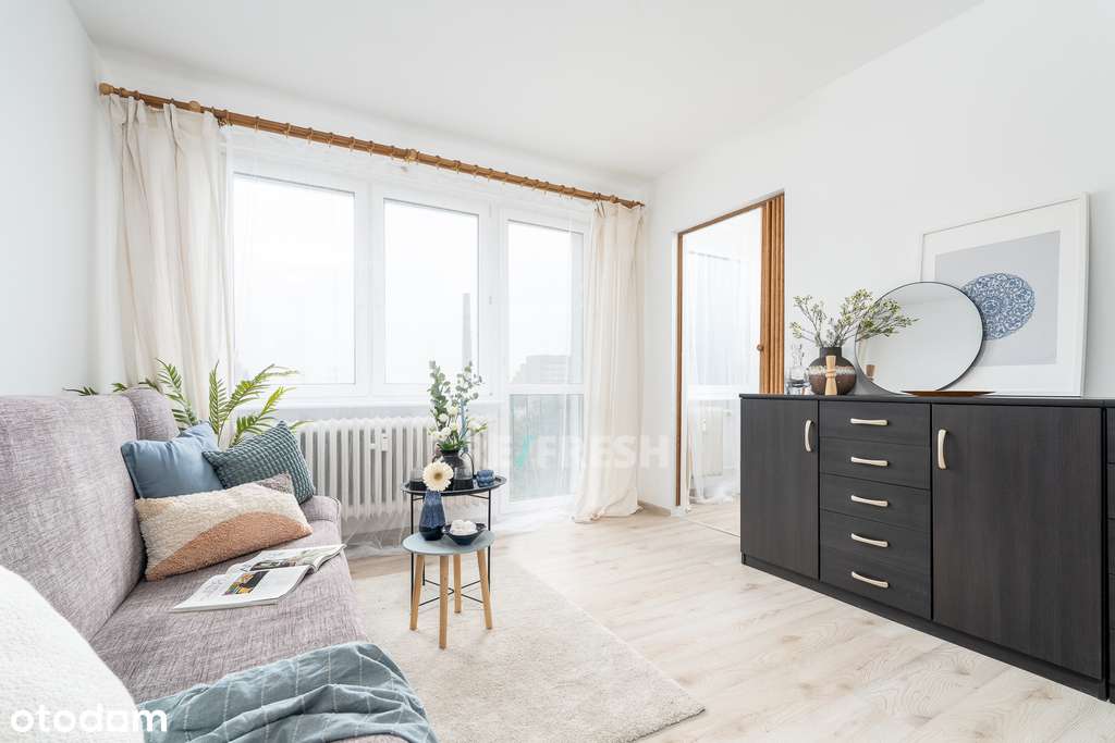 Jasne mieszkanie po remoncie | 2 pokoje | Komuny P-0