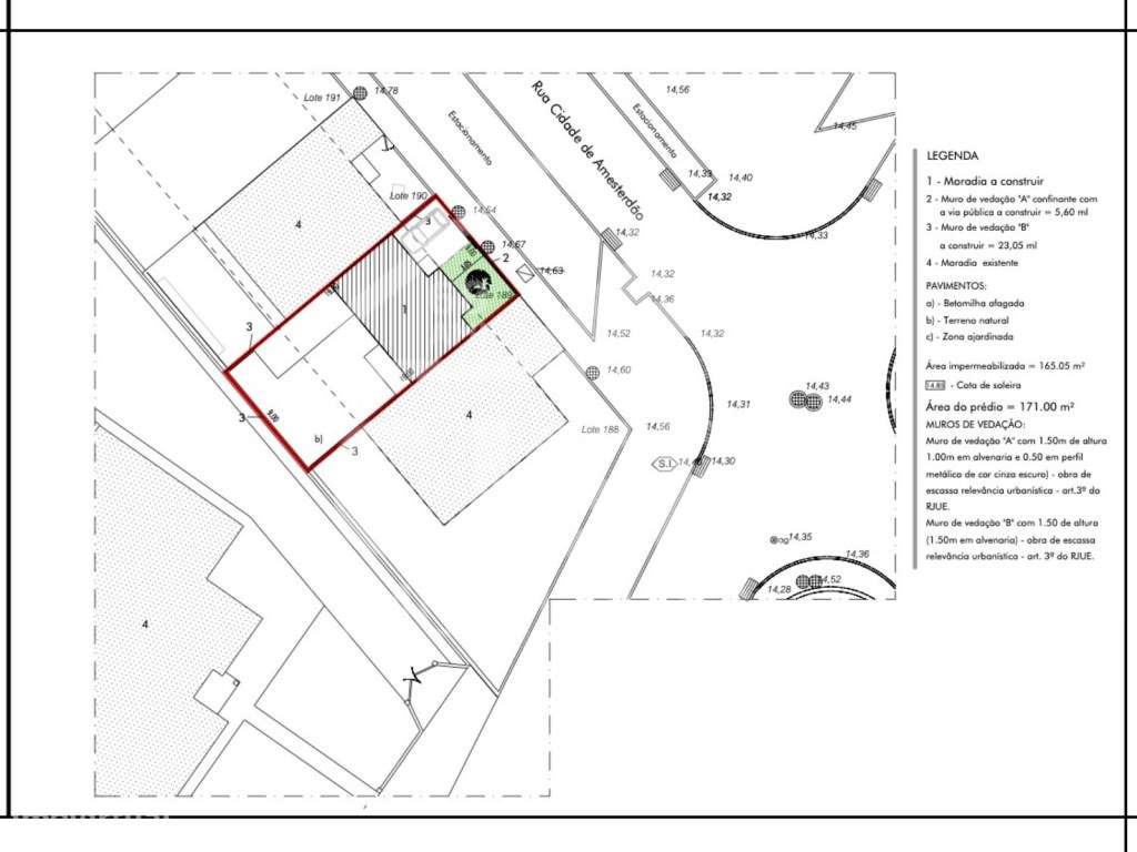 Terreno Urbano (com projecto) em Salvaterra de Magos - Grande imagem: 2/4