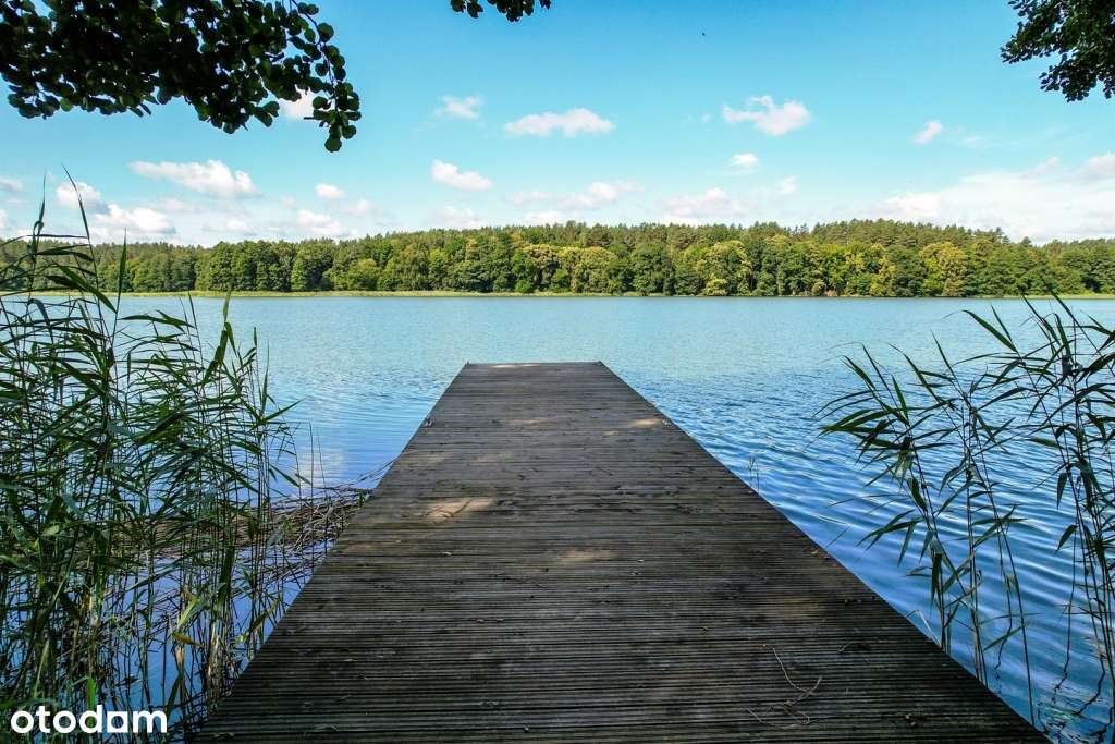 Piękny widok na jezioro Wierzbowskie i dostęp do wspólnego pomostu!-3