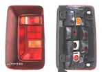 Lampa spate, stop VW Caddy 3 (2k), 06.2015-, spate, stanga/dreapta, 2 usi spate, cu lampa ceata; P21W+W5W; fumuriu; fara suport bec; - 1