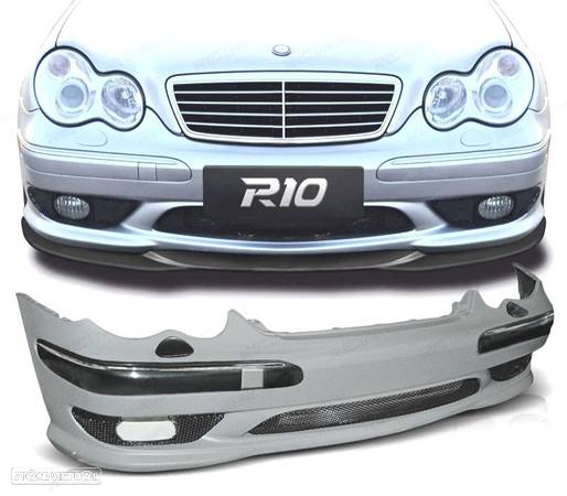 PARA-CHOQUE DIANTEIRO PARA MERCEDES CLASSE C W203 04-07 LOOK C32 AMG - 1