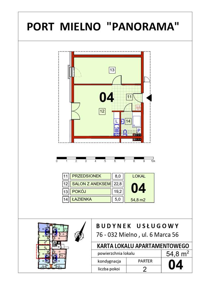 Apartament-Port Mielno, 55m2-10.900 zł /1m2 wykończony "pod klucz"-16