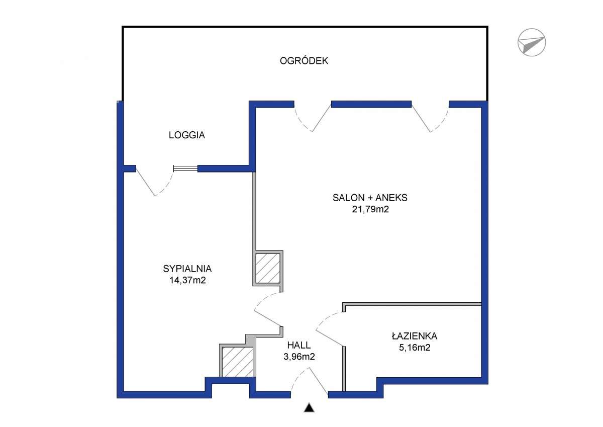Apartamenty Bakalarska 2 pokoje z ogródkiem garaż-8