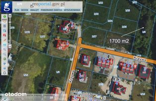 Działka 1700 m2 przy lesie, świetna lokalizacja