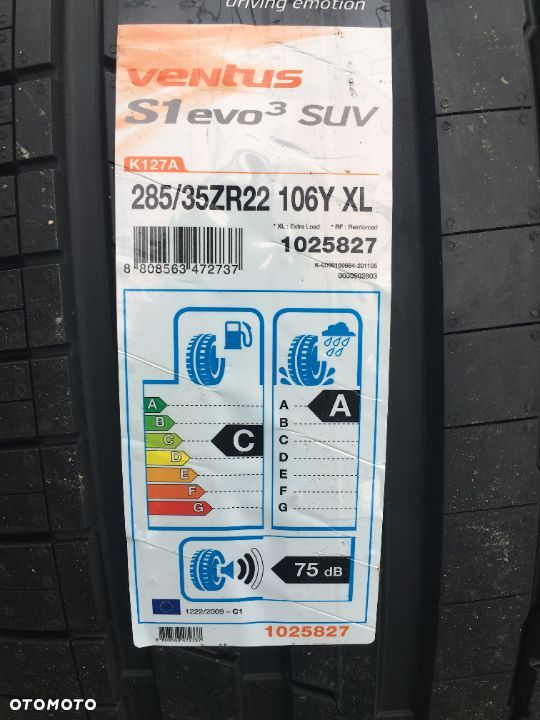 4x 285/35R22 Hankook Ventus S1 EVO 3 SUV Nowy komplet opon letnich Poznań - 2