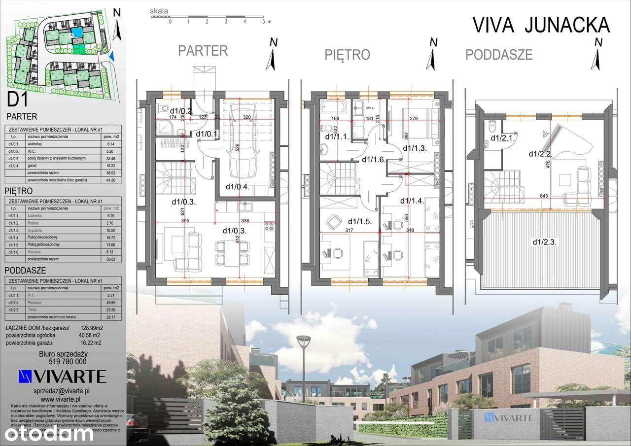 5-pokojowy dom 128m2 + ogródek Bezpośrednio - Pełny obrazek: 2/8